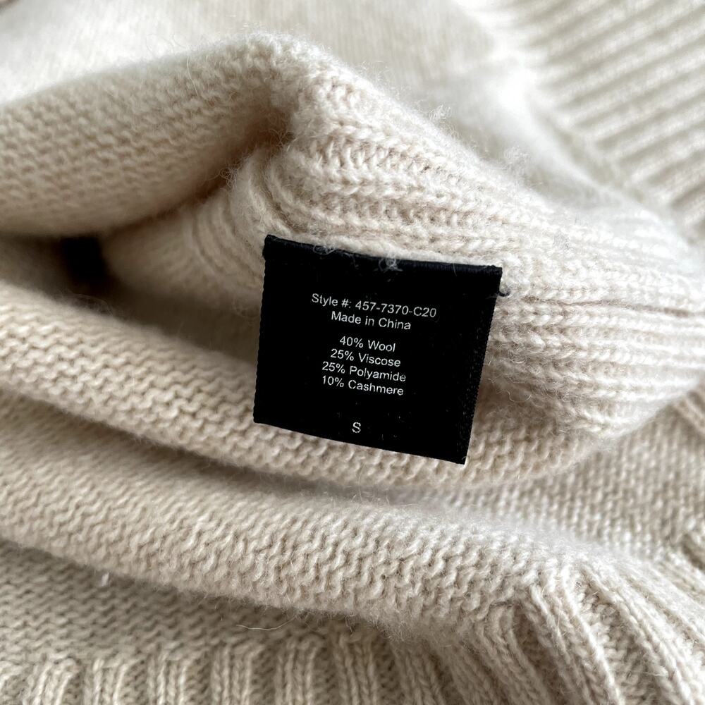 Jenni Kayne Everyday Cardigan Oatmeal Wool Cashmere Small - Picture 11 of 15